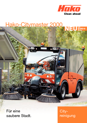 Kompakt seprógépek Hako Citymaster 2000 E5 3B