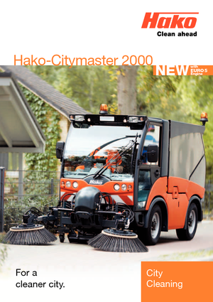 Kompakt seprógépek Hako Citymaster 2000 E5 3B