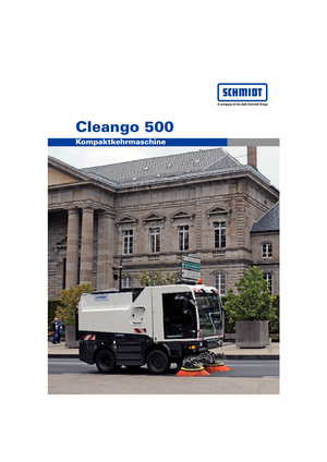 Kompakt seprógépek Schmidt Cleango 500