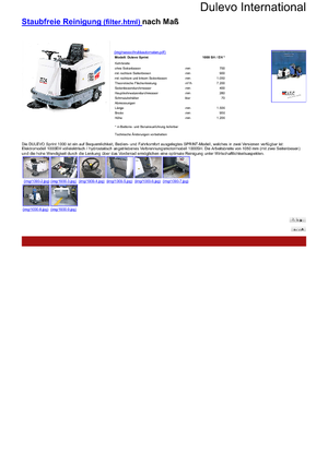 Kompakt seprógépek Dulevo Dulevo Sprint 1000 EH