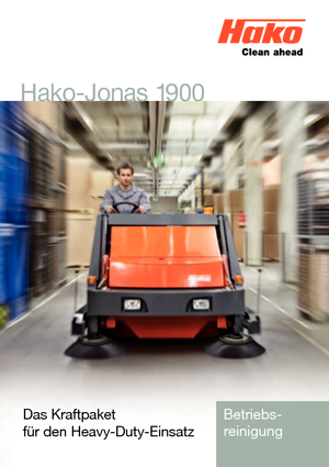 Kompakt seprógépek Hako Jonas 1900 D