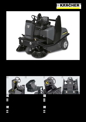 Kompakt seprógépek Kärcher KM 120/150 R D 2 SB