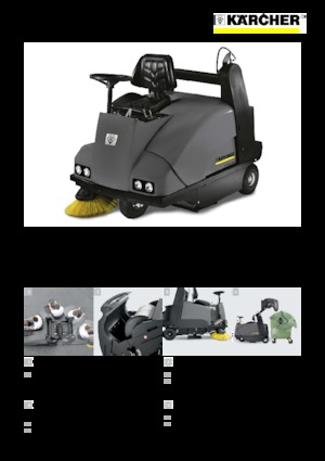 Kompakt seprógépek Kärcher KMR 1250 BAT Pack