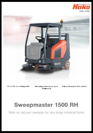 Kompakt seprógépek Hako Sweepmaster D 1500 RH