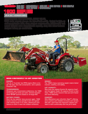 Kompakt kommunális traktorok Mahindra 1626