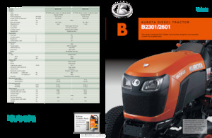 Kompakt kommunális traktorok Kubota B2601HD