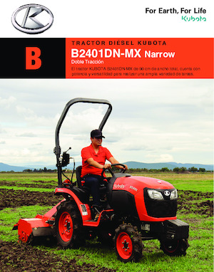 Kompakt kommunális traktorok Kubota B2401DN-MX