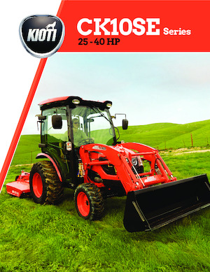 Kompakt kommunális traktorok Kioti CK2610SE HST Cab 