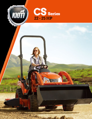 Kompakt kommunális traktorok Kioti CS2510 