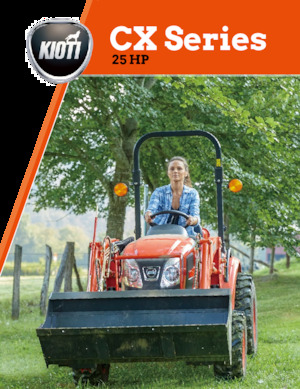 Kompakt kommunális traktorok Kioti CX2510 HST Cab 