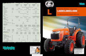 Kompakt kommunális traktorok Kubota L3800HST