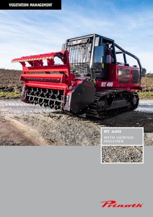Kompakt kommunális traktorok Prinoth RT 400