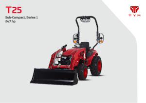 Kompakt kommunális traktorok TYM T25