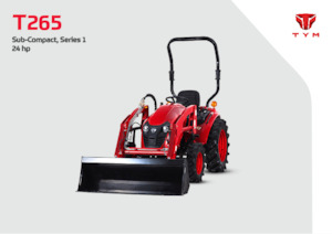 Kompakt kommunális traktorok TYM T265