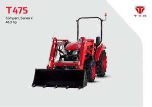 Kompakt kommunális traktorok TYM T475 HST