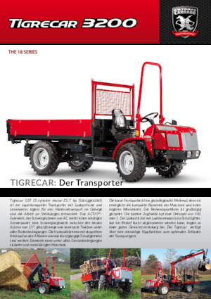 Kompakt kommunális traktorok Carraro Tigrecar 3200 GST