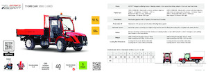 Kompakt kommunális traktorok Carraro Tigrecar 6800 (PC)