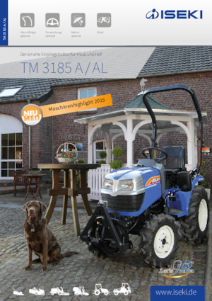 Kompakt kommunális traktorok Iseki TM 3185 AL