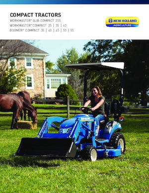 Kompakt kommunális traktorok New Holland Workmaster 25