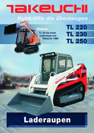 Csúszókormányzású rakodók Takeuchi TL 240