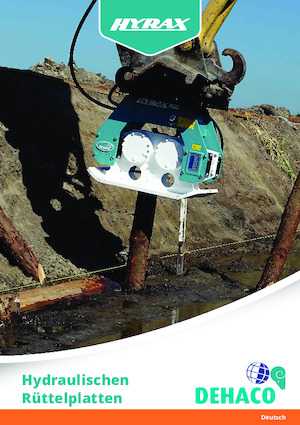 Tömörítők kotrógépekhez Dehaco HYRAX 125