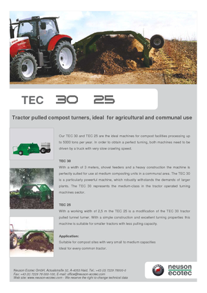 Komposztforgatók Neuson-Ecotec TEC 30