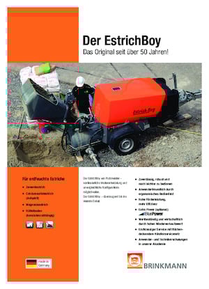 Kompresszoros szállítógépek Brinkmann Estrich Boy EC 350 