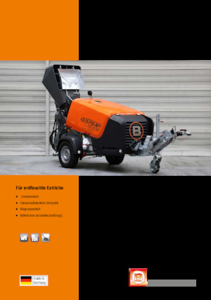 Kompresszoros szállítógépek Brinkmann EstrichBoy EC 450 BS Flex Drive 