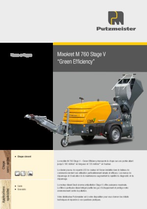 Kompresszoros szállítógépek Putzmeister M 760 DHB 