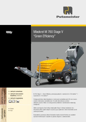 Kompresszoros szállítógépek Putzmeister M 760 DHB 