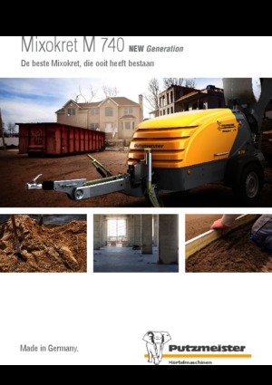 Kompresszoros szállítógépek Putzmeister M 740 DBS