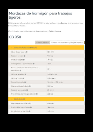 Betontörőgépek Epiroc CB 950