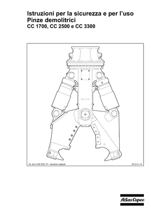 Betontörőgépek Atlas Copco CC 2500S