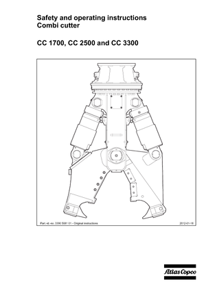 Betontörőgépek Atlas Copco CC 2500S