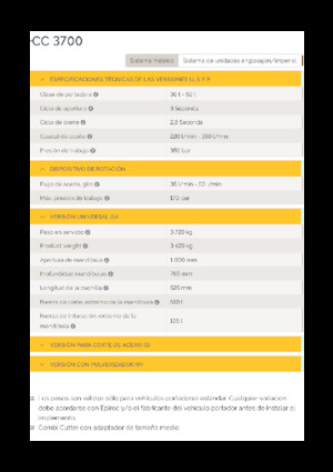 Betontörőgépek Epiroc CC 3700 U