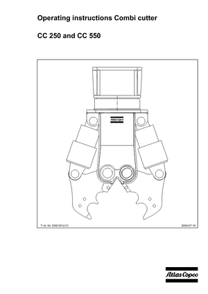 Betontörőgépek Atlas Copco CC 550