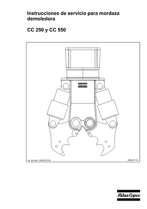 Betontörőgépek Atlas Copco CC 550