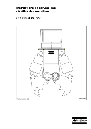 Betontörőgépek Atlas Copco CC 550
