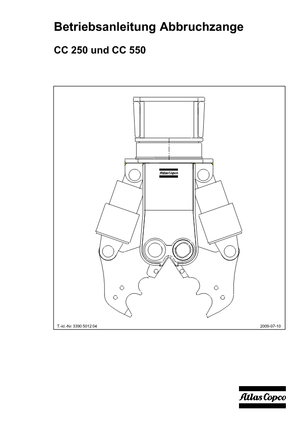 Betontörőgépek Atlas Copco CC 550