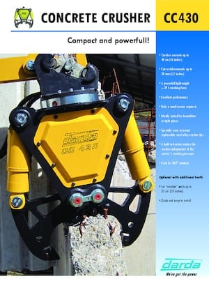 Betontörőgépek Darda CC430