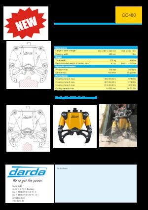 Betontörőgépek Darda CC480