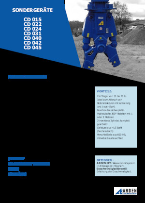 Betontörőgépek Arden CD022