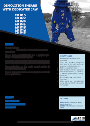 Betontörőgépek Arden CD022