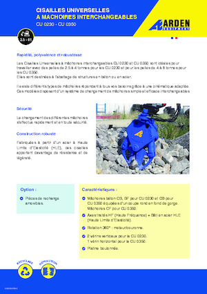 Betontörőgépek Arden CU230