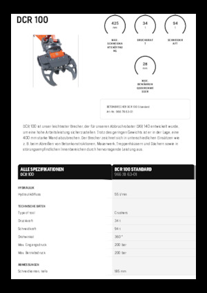 Betontörőgépek Husqvarna DCR 100