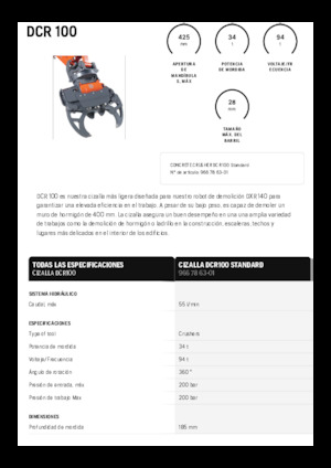 Betontörőgépek Husqvarna DCR 100