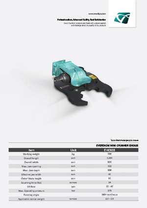 Multiprocesszorok Everdigm EHC025