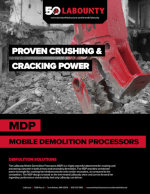 Betontörőgépek LaBounty MDP 27R CC