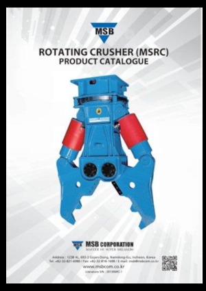 Betontörőgépek MSB MSRC3000