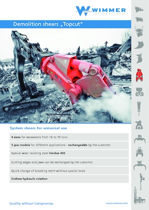 Betontörőgépek WIMMER TC 1100 U